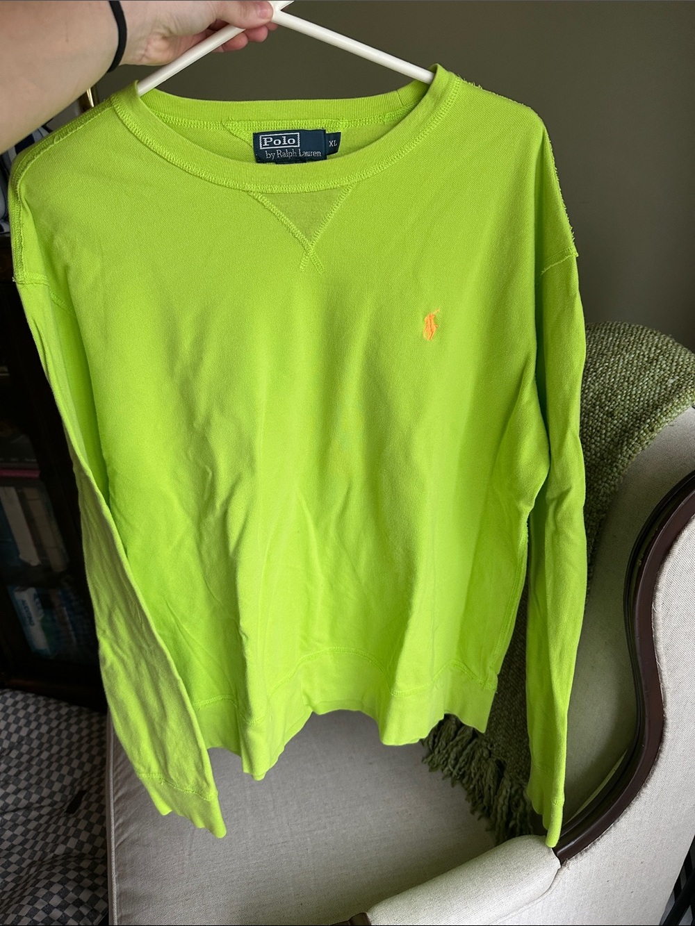 Polo by Ralph Lauren  Lime Green Crewneck Shirt